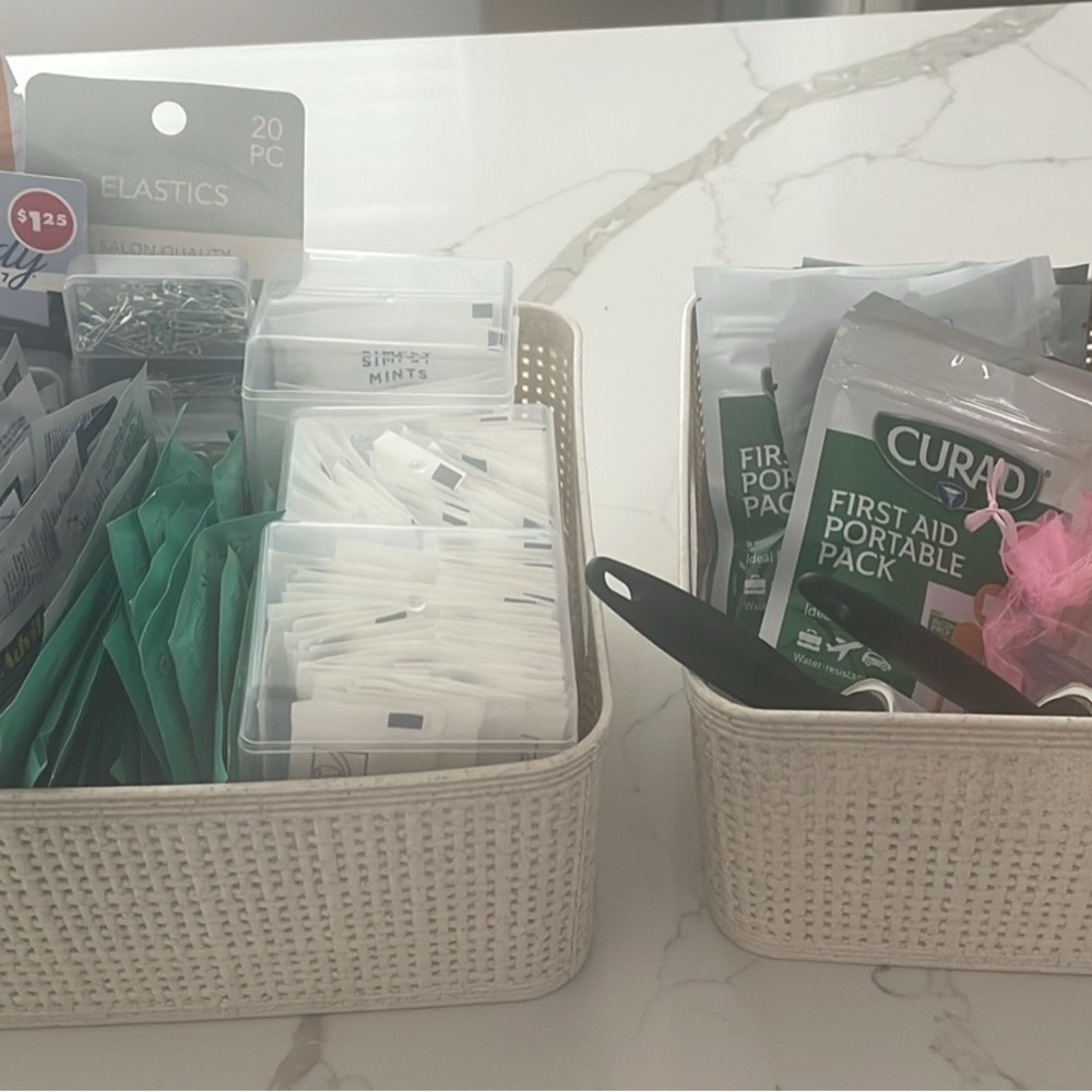 SOLD — Wedding bathroom baskets